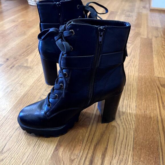 Bamboo Combat Glam Boots‎ - Black - size 10 - Picture 6 of 9